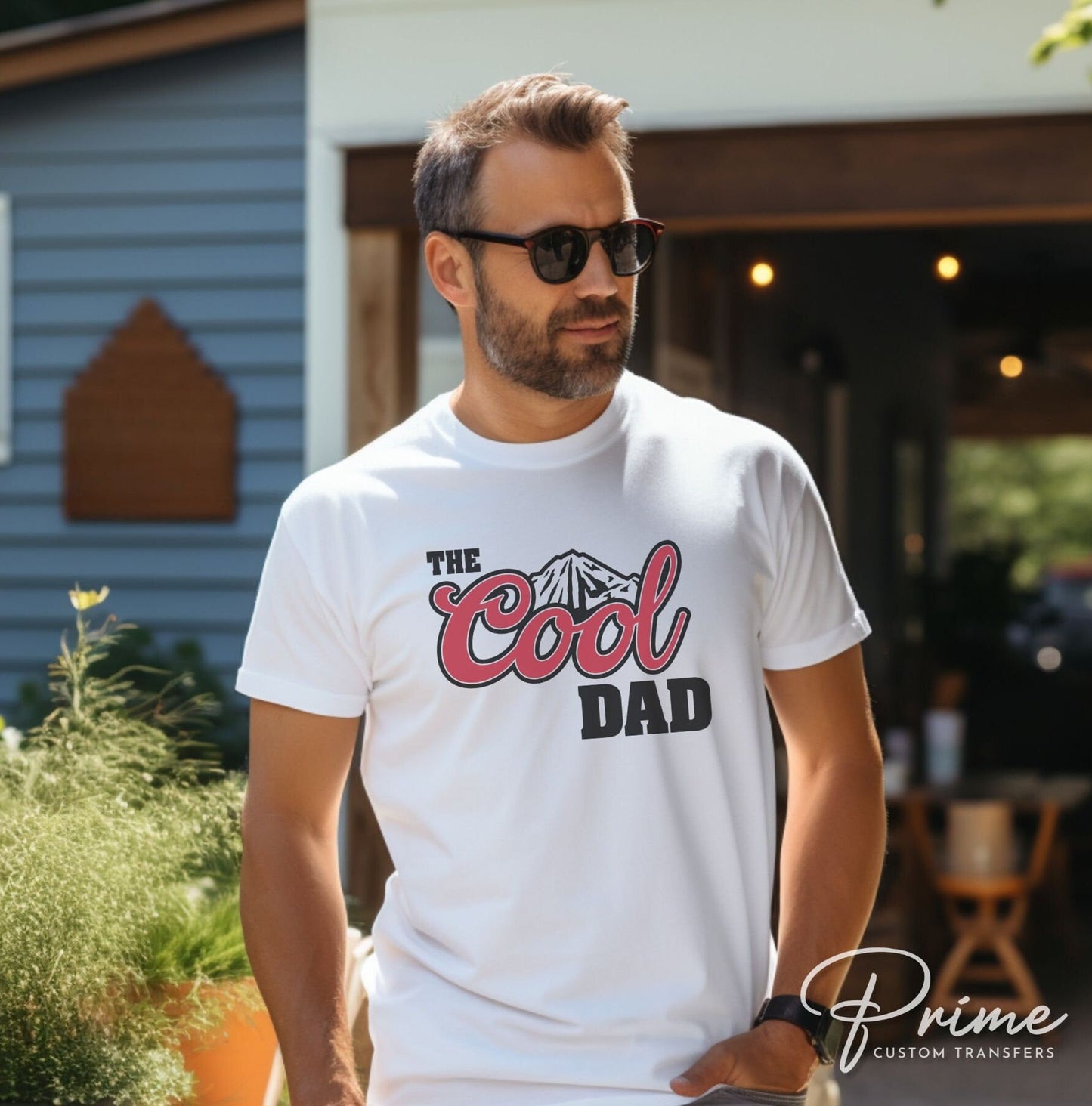 Father's Day DTF Transfers, Ready to Press, T-shirt Transfers, Heat Transfer, Direct to Film, Funny, Jokes, Gift, Dad, Retro, The Cool Dad