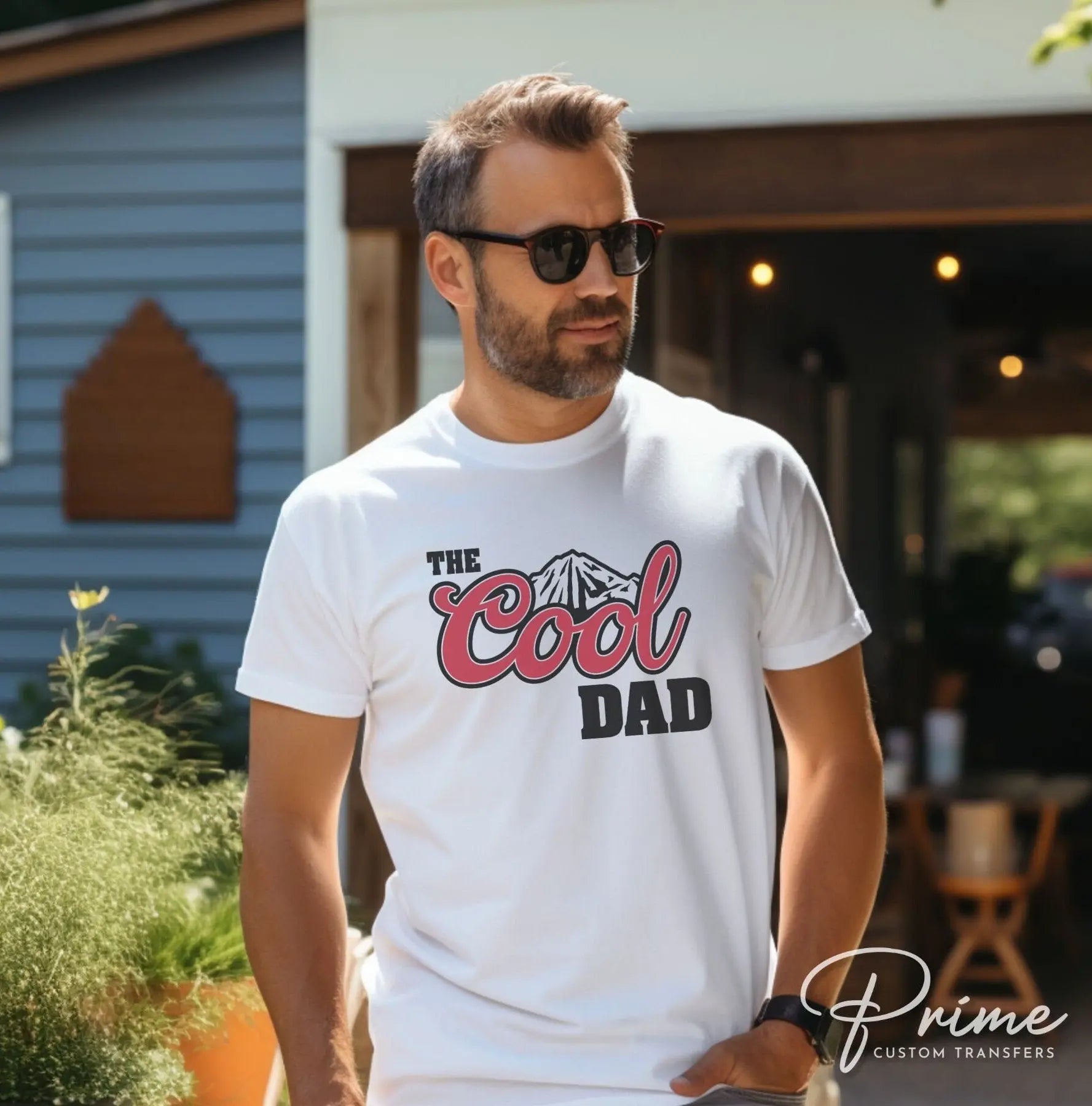 Father's Day DTF Transfers, Ready to Press, T-shirt Transfers, Heat Transfer, Direct to Film, Funny, Jokes, Gift, Dad, Retro, The Cool Dad