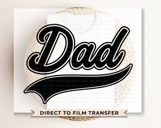 Father's Day DTF Transfers, Ready to Press, T-shirt Transfers, Heat Transfer, Direct to Film, Cold Peel, Birthday Gift, Daddy, Retro Dad