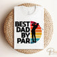 Father's Day DTF Transfers, Ready to Press, T-shirt Transfers, Heat Transfer, Direct to Film, Gift for Dad, Sports, Golf, Best Dad By Par