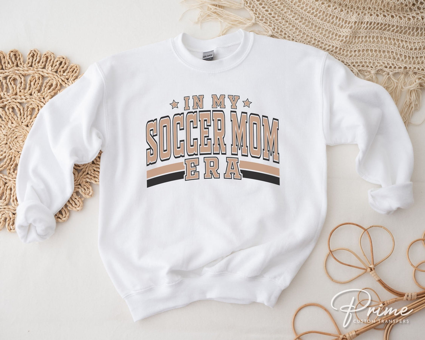 Soccer DTF Transfers, Ready to Press, T-shirt Transfers, Heat Transfer, Direct to Film, Sports, Varsity, Vintage, In My Soccer Mom Era