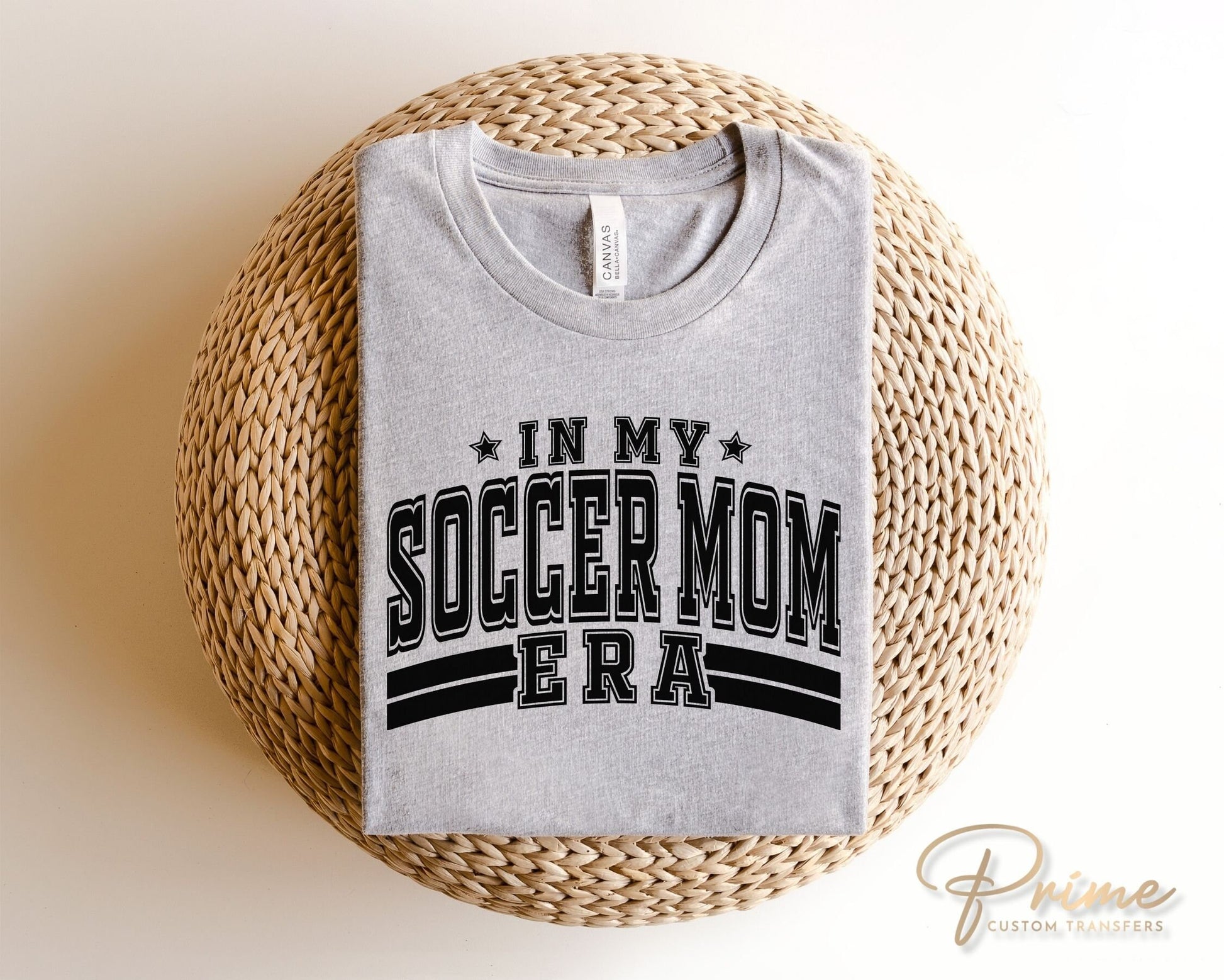 Soccer DTF Transfers, Ready to Press, T-shirt Transfers, Heat Transfer, Direct to Film, Sports, Varsity, Vintage, In My Soccer Mom Era