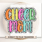 Cheer Mom DTF Transfers, Ready to Press, T-shirt Transfers, Heat Transfer, Custom, Direct to Film, Sports, Cheerleader, School, Colorful