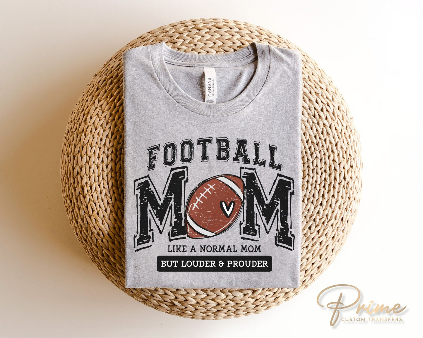 Football DTF Transfers, Ready to Press, T-shirt Transfers, Heat Transfer, Direct to Film, Sports, Football Mama, Varsity, Gift for Mom