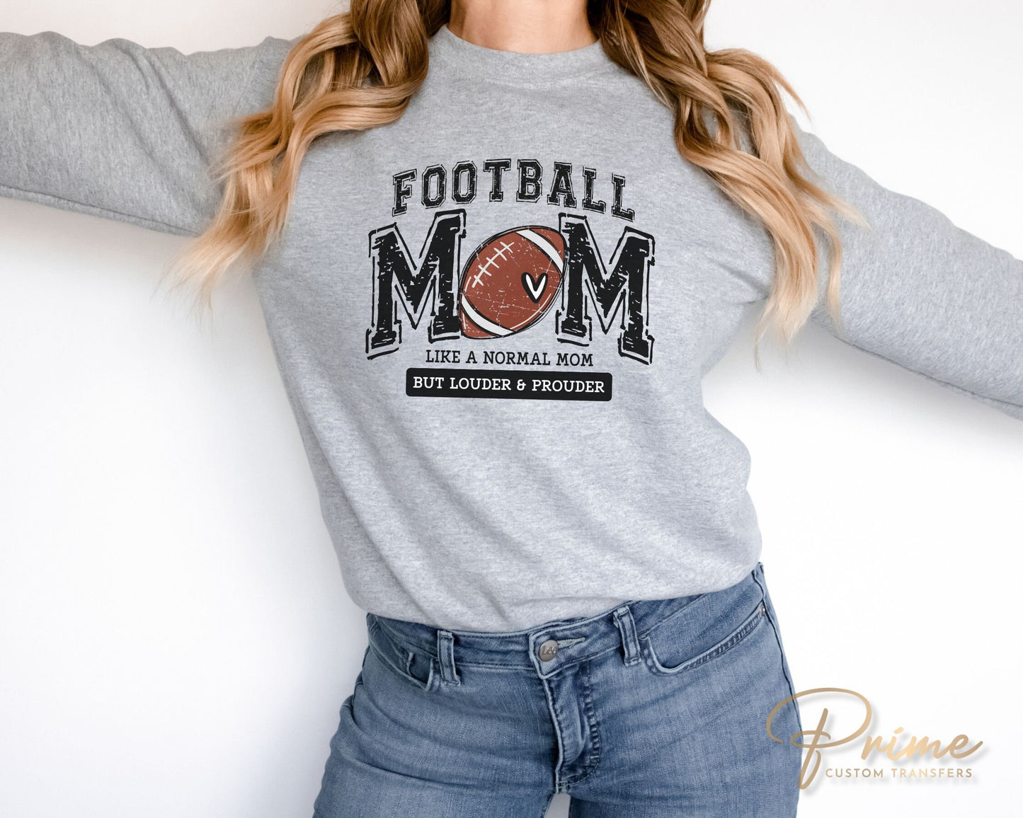 Football DTF Transfers, Ready to Press, T-shirt Transfers, Heat Transfer, Direct to Film, Sports, Football Mama, Varsity, Gift for Mom