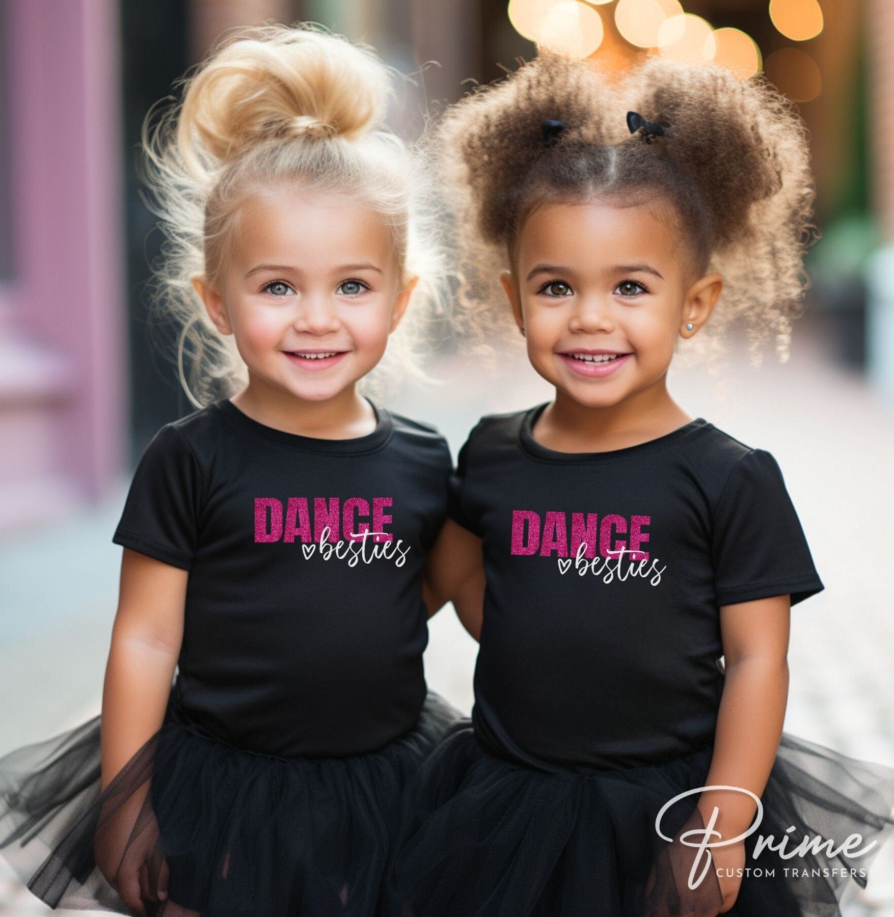 Dance DTF Transfers, Ready to Press, T-shirt Transfers, Heat Transfer, Direct to Film, Sports, Competition, Faux Glitter, Dance Besties