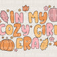 Fall DTF Transfers, Ready to Press, T-shirt Transfers, Heat Transfer, Direct to Film, Autumn, Pumpkins, Pink, Halloween, In My Cozy Girl Era