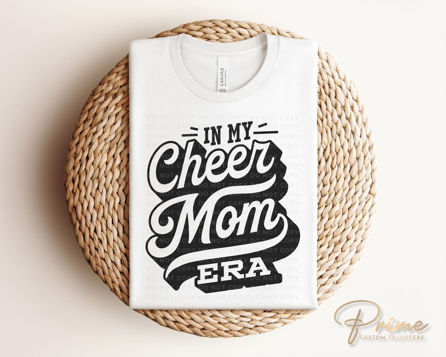 Cheer Mom DTF Transfers, Ready to Press, T-shirt Transfers, Heat Transfer, Custom, Direct to Film, Cheerleader, Cheerleading, Cheer Mom Era