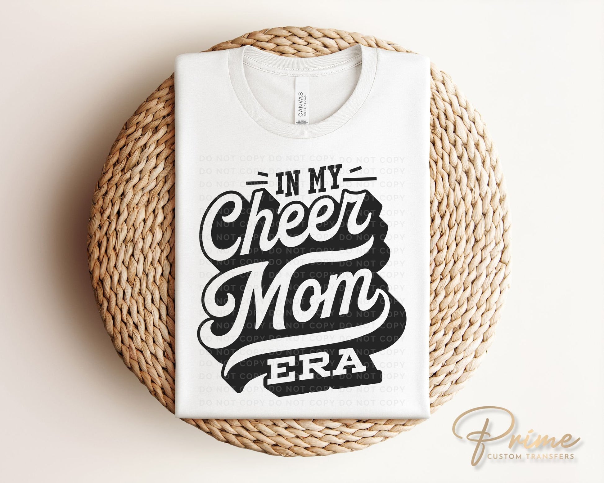 Cheer Mom DTF Transfers, Ready to Press, T-shirt Transfers, Heat Transfer, Custom, Direct to Film, Cheerleader, Cheerleading, Cheer Mom Era