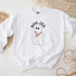 Halloween DTF Transfers, Ready to Press, T-shirt Transfers, Heat Transfer, Direct to Film, Faux Sequins Letters, Fall, Sparkly Boo Ghost