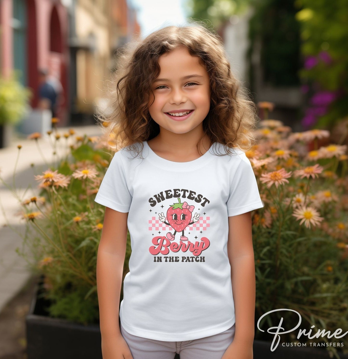 Strawberry DTF Transfers, Ready to Press, T-shirt Transfers, Heat Transfer, Direct to Film, Retro, Trendy, Sweetest Berry In The Patch