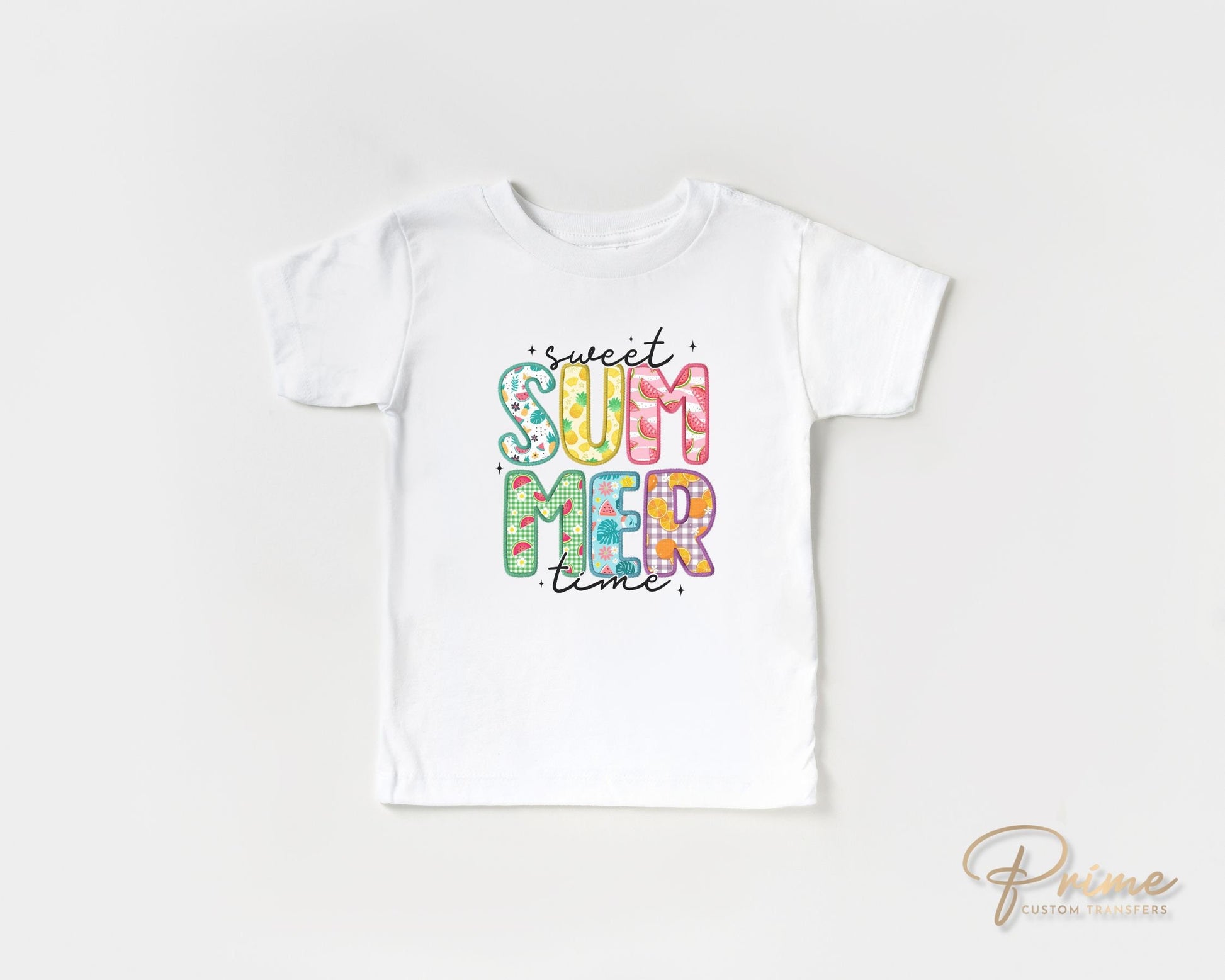 Summer DTF Transfers, Ready to Press, T-shirt Transfers, Heat Transfer, Direct to Film, Beach, Cute, Sunshine, Vacation, Sweet Summer Time