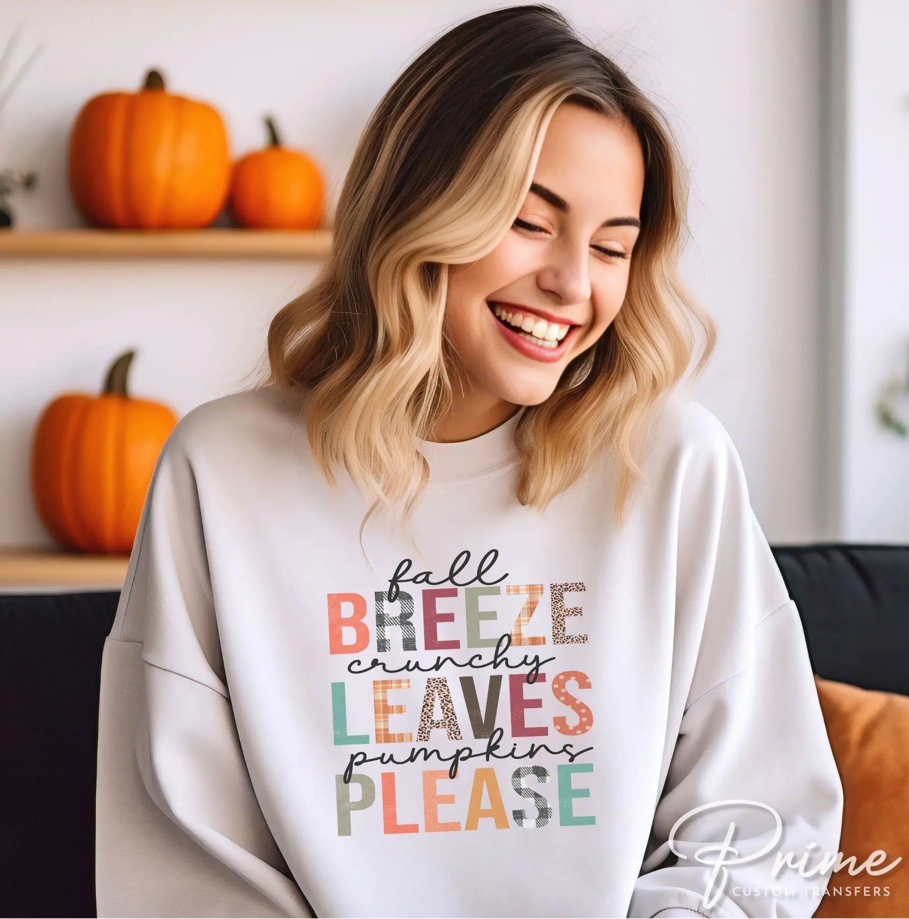 Fall DTF Transfers, Ready to Press, T-shirt Transfers, Heat Transfer, Direct to Film, Cold Peel, Pumpkins, Leaves, Autumn Favorites