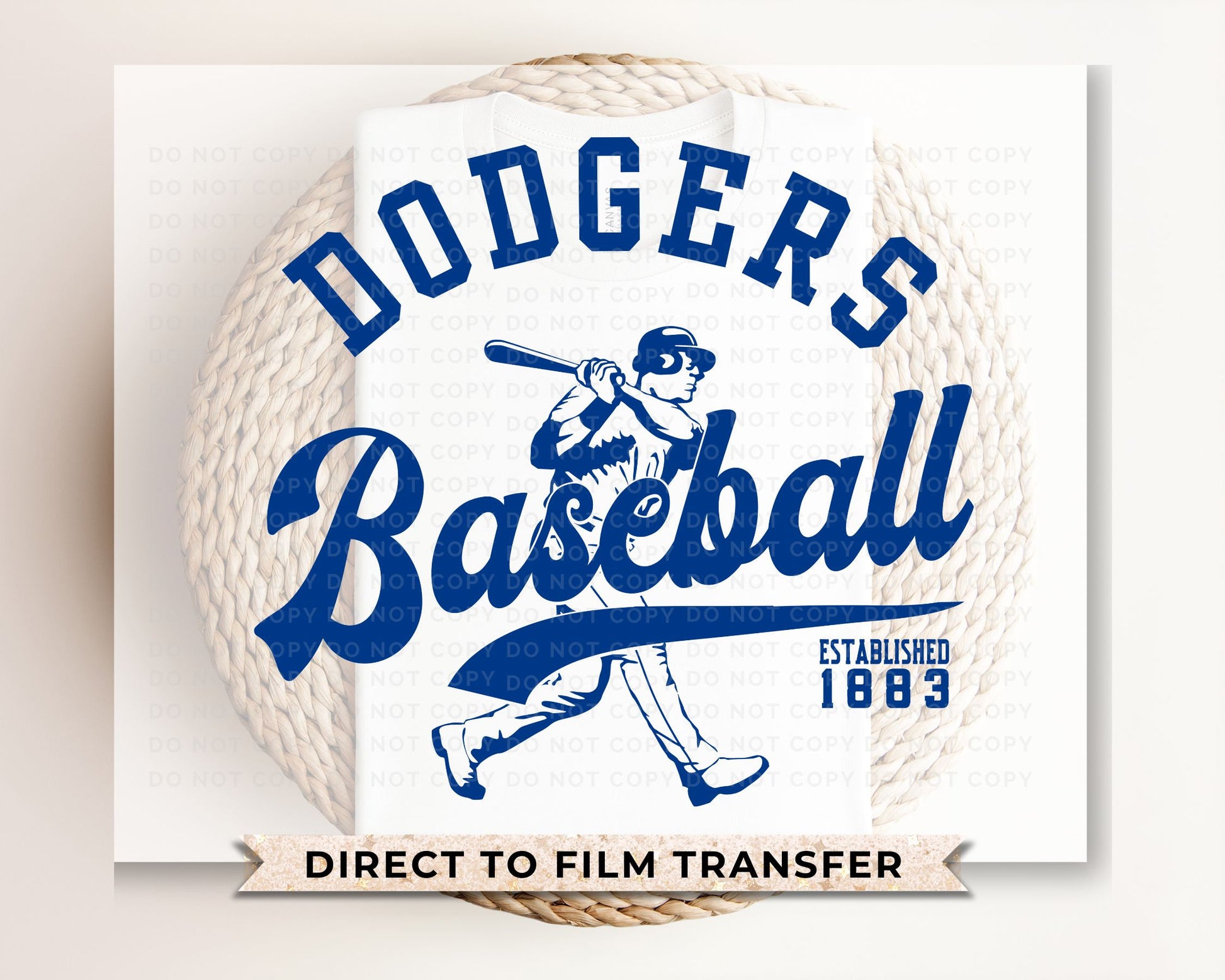 Baseball DTF Transfers, Ready to Press, T-shirt Transfers, Heat Transfer, Direct to Film, Sports, Summer, Team, Game Day, Retro, Los Angeles