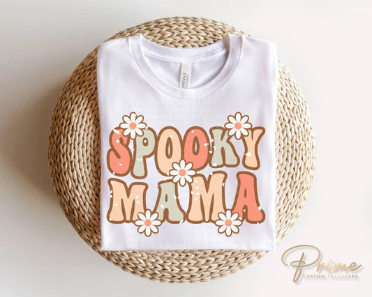 Fall DTF Transfers, Ready to Press, T-shirt Transfers, Heat Transfer, Direct to Film, Halloween, Matching, Mommy and Me, Spooky Mama