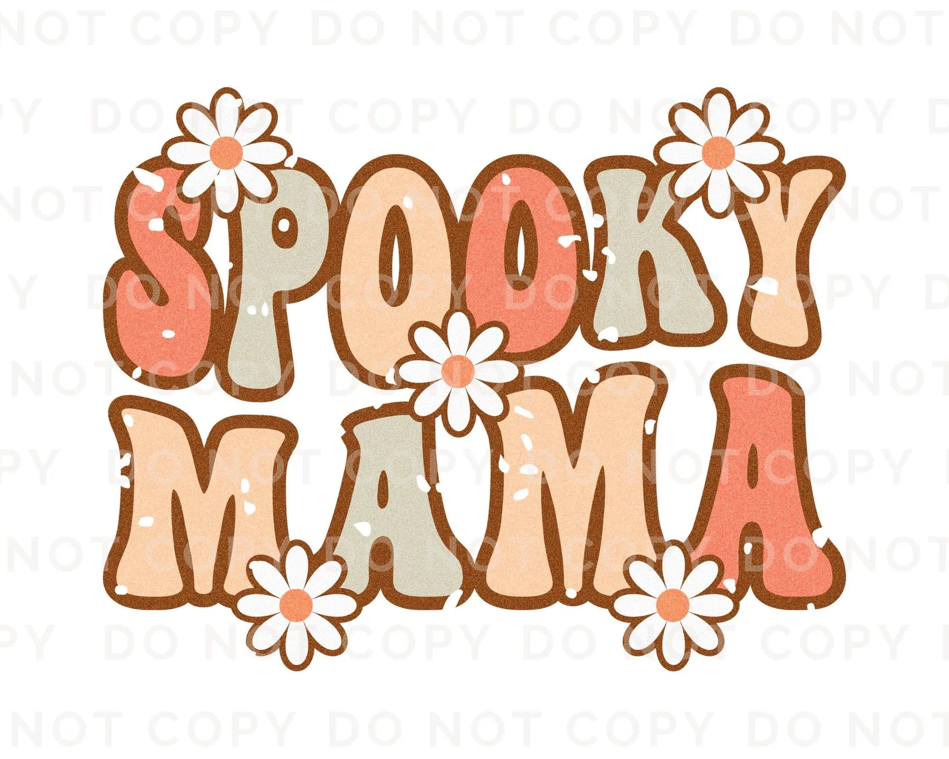 Fall DTF Transfers, Ready to Press, T-shirt Transfers, Heat Transfer, Direct to Film, Halloween, Matching, Mommy and Me, Spooky Mama