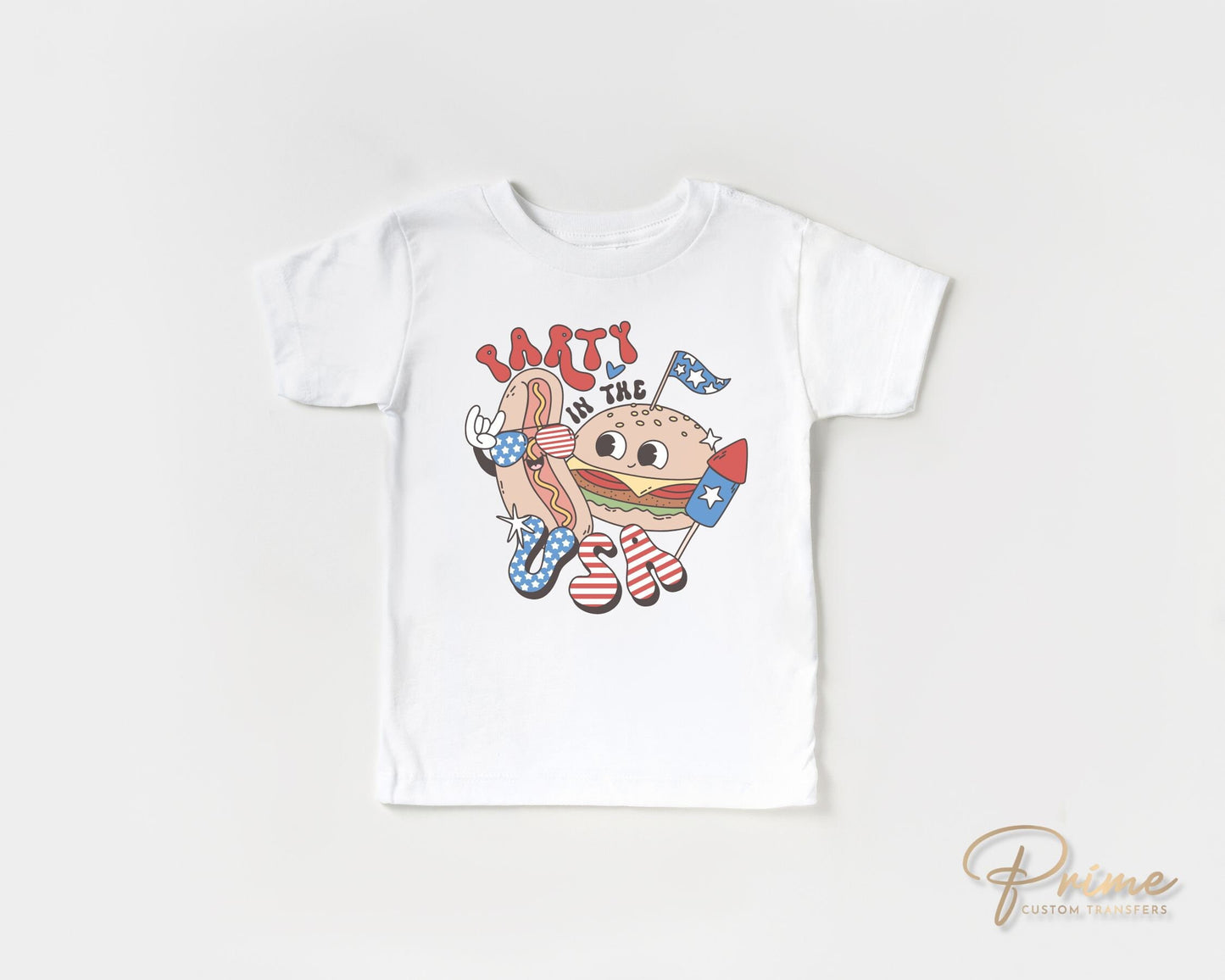 4th of July DTF Transfers, Ready to Press, T-shirt Transfers, Heat Transfer, Direct to Film, Fourth, Holiday, Party in The USA, Memorial Day