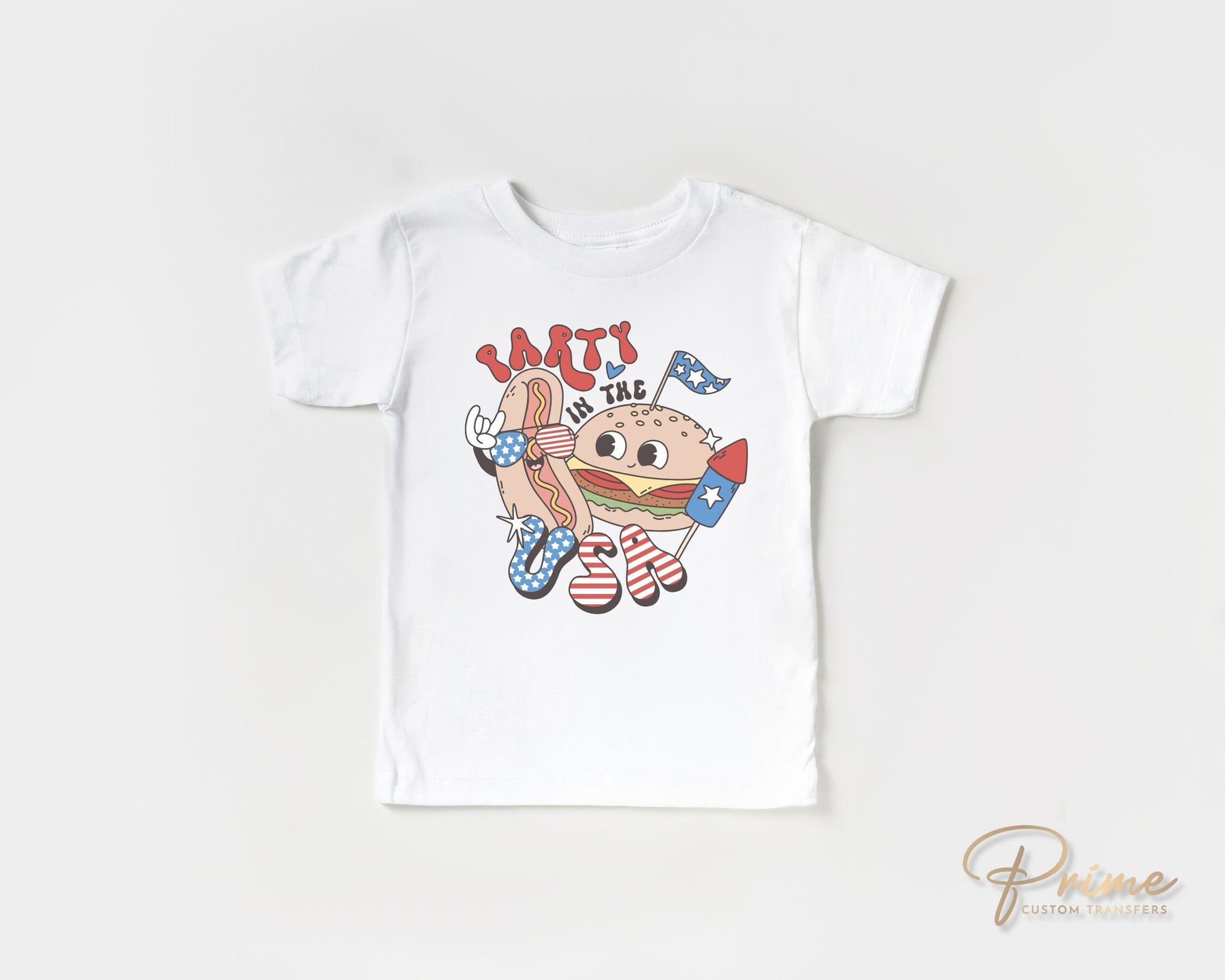 4th of July DTF Transfers, Ready to Press, T-shirt Transfers, Heat Transfer, Direct to Film, Fourth, Holiday, Party in The USA, Memorial Day