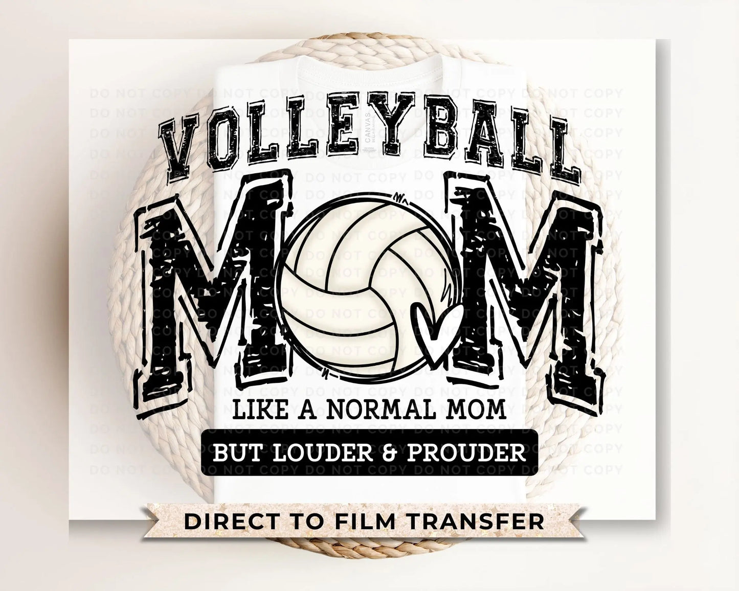 Volleyball DTF Transfers, Ready to Press, T-shirt Transfers, Heat Transfer, Direct to Film, Sports Mom, Varsity, Loud, Proud, High School