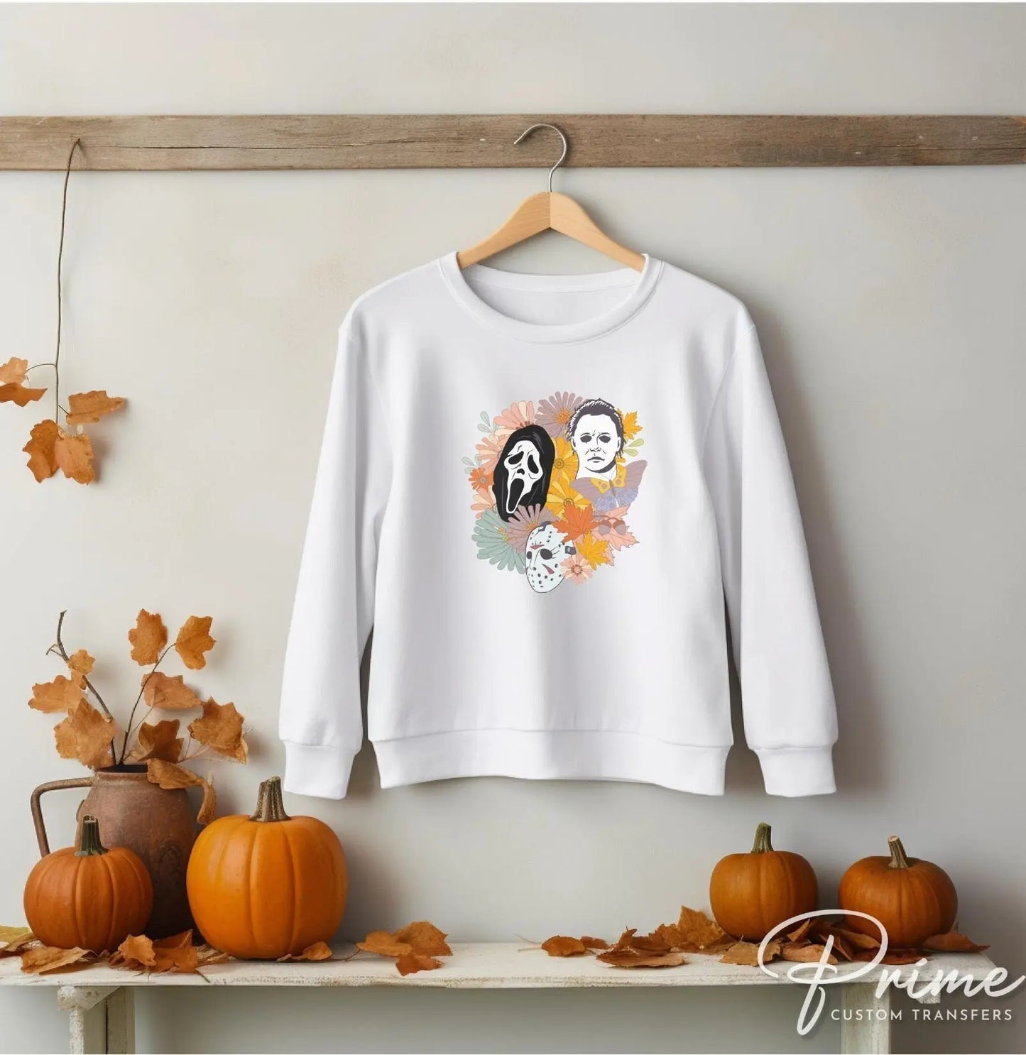 Halloween DTF Transfers, Ready to Press, T-shirt Transfers, Heat Transfer, Direct to Film, Spooky, Scary, Movie, Trendy, Retro, Triller