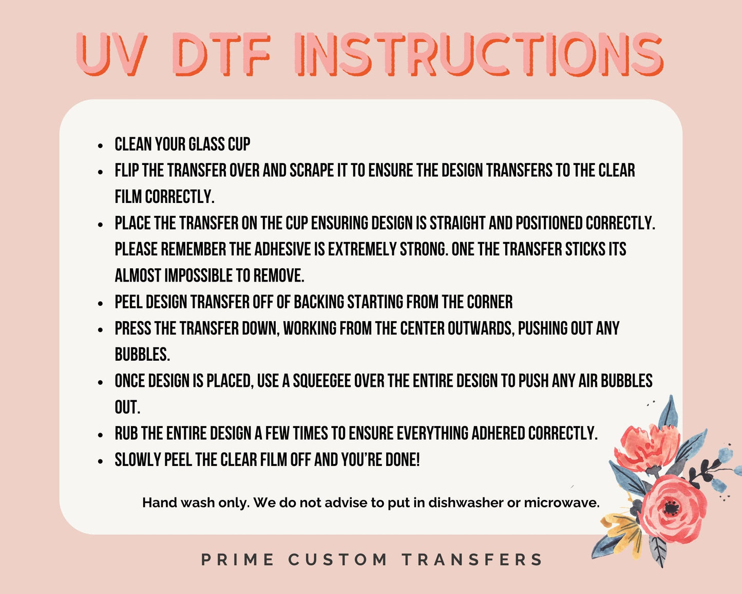 Valentine's Day UV DTF Libbey 16oz Cup Wrap Sticker, Ready to Apply, No Heat, Permanent Adhesive, Waterproof, Glass Can, Love, Cute Hearts