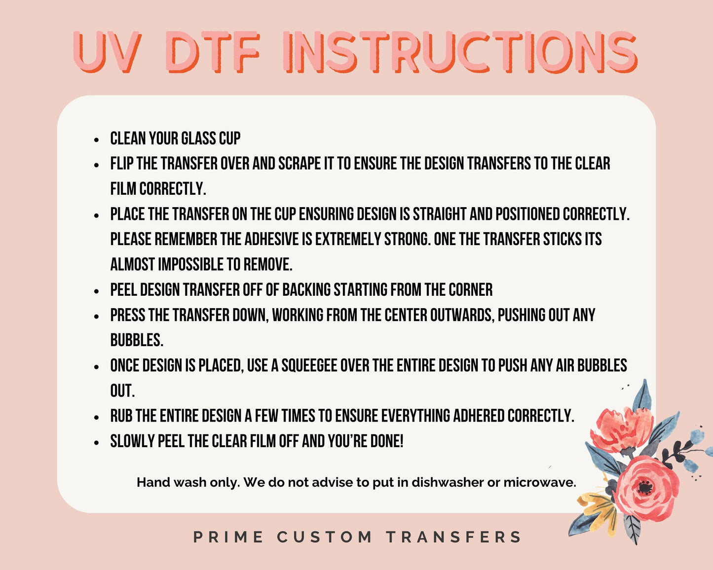 Valentine's Day UV DTF Libbey 16oz Cup Wrap Sticker, Ready to Apply, No Heat, Permanent Adhesive, Waterproof, Glass Can, Love, Heart Cookies