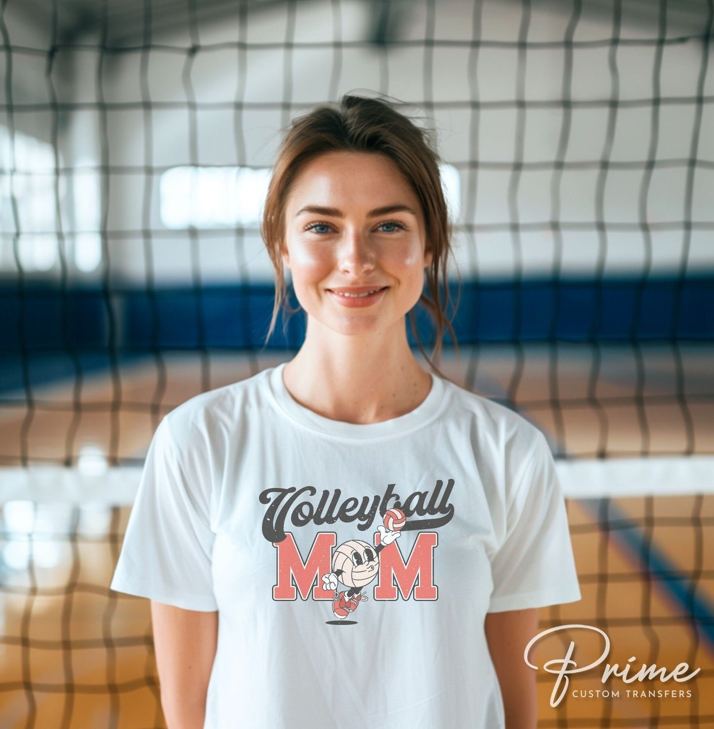 Volleyball DTF Transfers, Ready to Press, T-shirt Transfers, Heat Transfer, Direct to Film, Sports Mom, Retro Volleyball Mom, Distressed