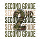 Second Grade DTF Transfer, First Day of School, Heat Transfer, Ready to Press, Direct to Film, Camo, Camouflage, 2nd, First Day of School