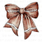Football DTF Transfers, Ready to Press, T-shirt Transfers, Heat Transfer, Direct to Film, Sports Mom, Game Day, Fall, Retro Football Bow