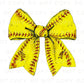Softball DTF Transfers, Ready to Press, T-shirt Transfers, Heat Transfer, Direct to Film, Sports Mom, Game Day, Coquette, Retro Softball Bow