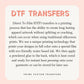 Wholesale DTF Transfers, Ready To Press, Custom DTF Transfer, Custom Gang Sheet, Fast Shipping, No Weeding, Heat Press Transfer, Bulk Order