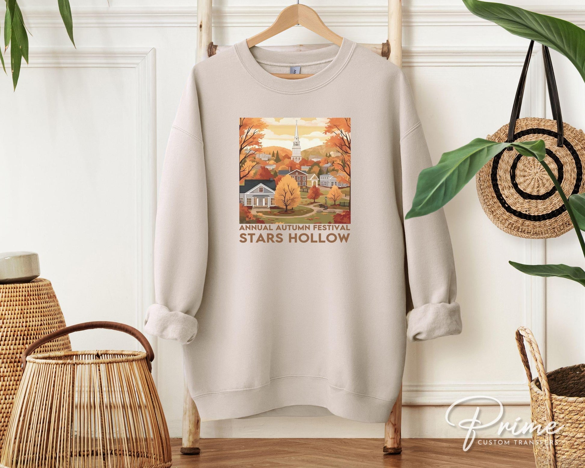 Fall DTF Transfers, Ready to Press, T-shirt Transfers, Heat Transfer, Direct to Film, Stars Hollow Connecticut, Autumn Festival, Trendy