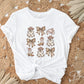 Halloween DTF, Ready to Press, T-shirt Transfers, Heat Transfer, Direct to Film, Fall, Ghostie, Ghost Cowboy, Bows, Western, Trendy