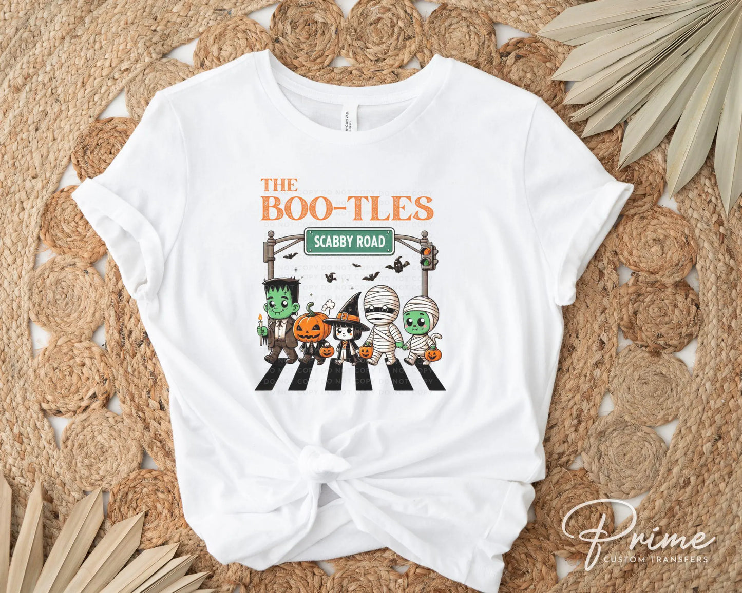 Halloween DTF Transfers, Ready to Press, T-shirt Transfers, Heat Transfer, Direct to Film, Trendy, Trick Or Treat, The Boo-tles Parody