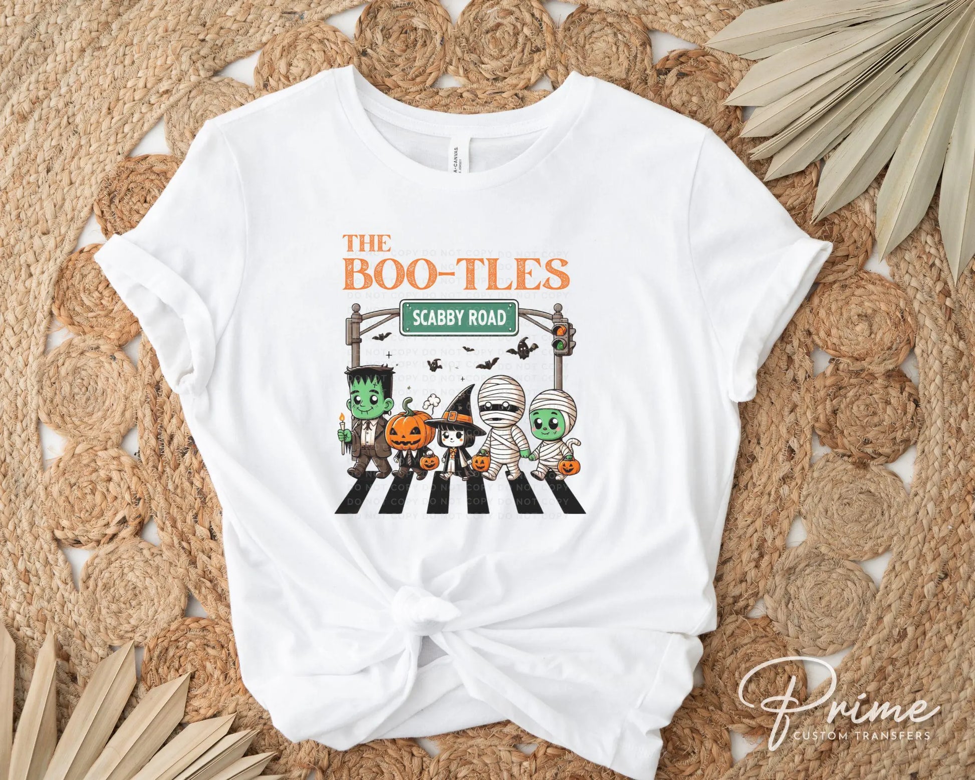 Halloween DTF Transfers, Ready to Press, T-shirt Transfers, Heat Transfer, Direct to Film, Trendy, Trick Or Treat, The Boo-tles Parody