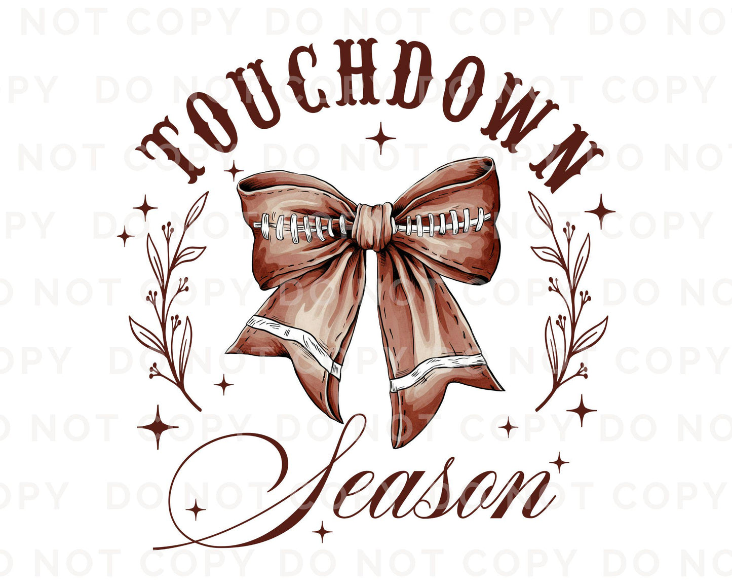 Football DTF Transfers, Ready to Press, T-shirt Transfers, Heat Transfer, Direct to Film, Sports Mom, Game Day, Coquette Touchdown Season