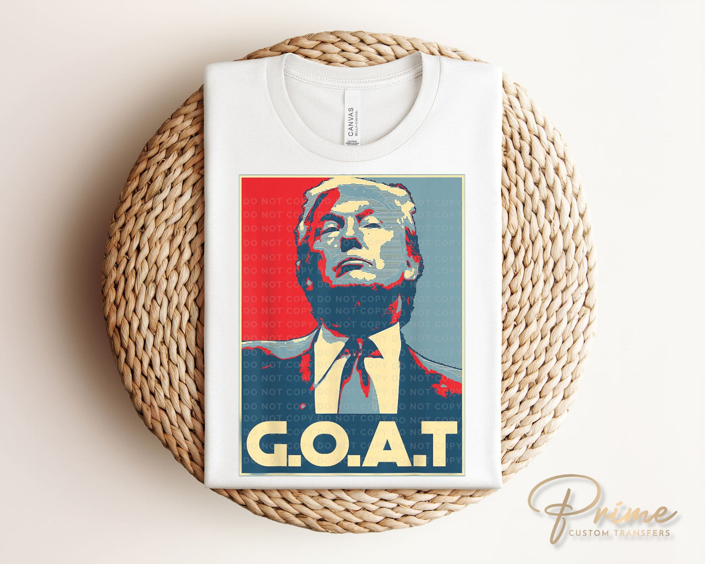 Trump DTF Transfers, Ready to Press, T-shirt Transfers, Heat Transfer, Direct to Film, Republican, Presidential, 2024 Election, Vote, GOAT