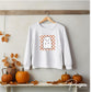 Halloween DTF Transfers, Ready to Press, T-shirt Transfers, Heat Transfer, Direct to Film, Fall, Autumn, Cute Trendy, Checkered Ghost