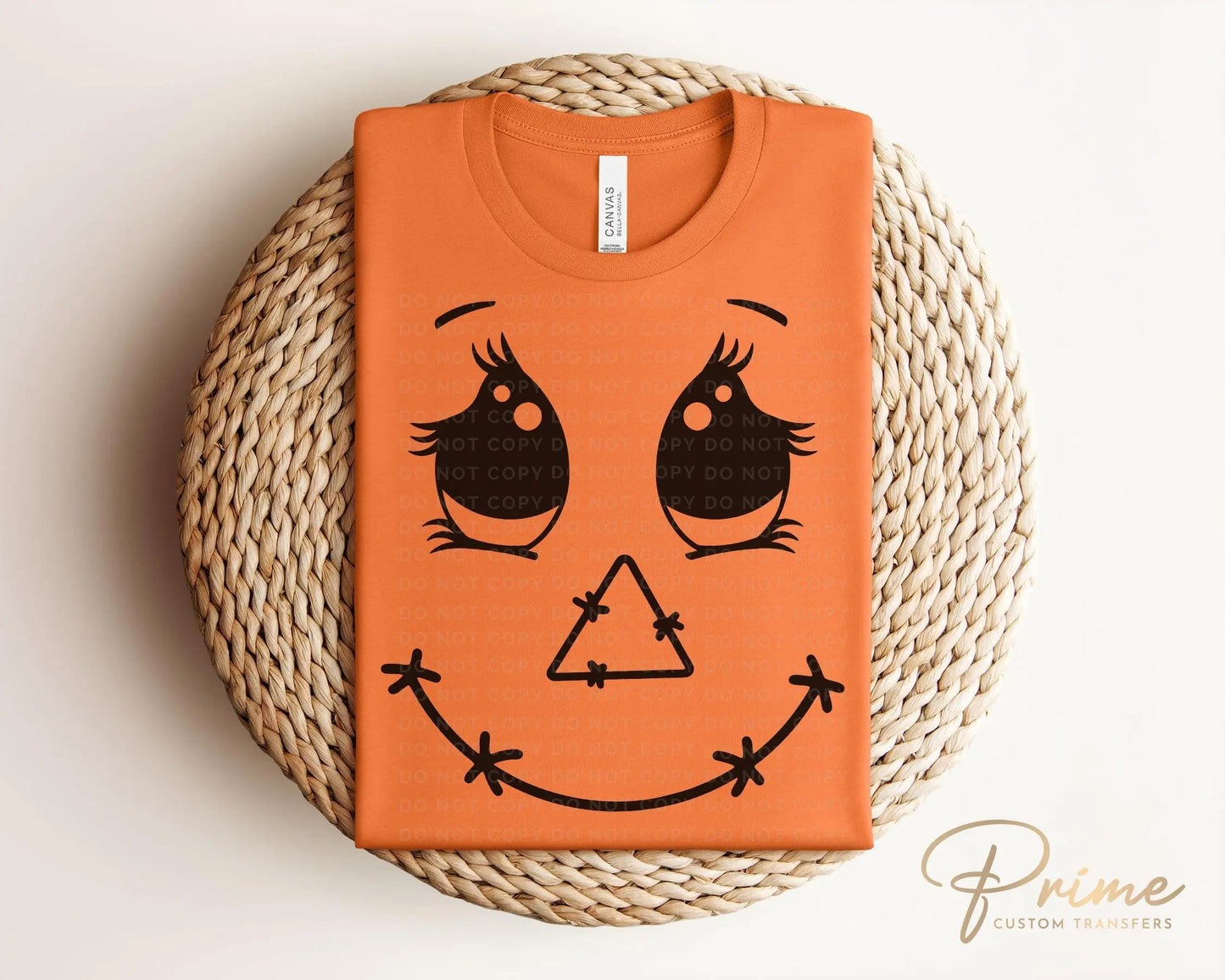 Halloween DTF Transfers, Ready to Press, T-shirt Transfers, Heat Transfer, Direct to Film, Cold Peel, Fall, Autumn, Pumpkin, Cute Scarecrow