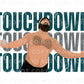 Football DTF Transfers, Ready to Press, T-shirt Transfers, Heat Transfer, Direct to Film, Sports, No Shirt, Funny, Touchdown, Eagles