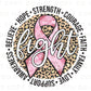 Breast Cancer DTF Transfers, Ready to Press, T-shirt Transfers, Heat Transfer, Direct to Film, Fight, Pink Ribbon, Leopard, Cancer Awareness