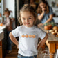 Fall DTF, Ready to Press, DIY T-shirt, Heat Transfer, Direct to Film, Cold Peel, Halloween, Thanksgiving, Autumn, Girl, Cute Baby Pumpkins