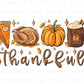 Thanksgiving DTF, Ready to Press, DIY T-shirt, Heat Transfer, Direct to Film, Cold Peel, Holiday Fall, Autumn, Pumpkin Pie, Turkey, Thankful