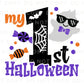 Halloween DTF Transfers, Ready to Press, T-shirt Transfers, Heat Transfer, Direct to Film, Baby Boy, Holiday, Fall, Ghost, My 1st Halloween