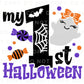 Halloween DTF Transfers, Ready to Press, T-shirt Transfers, Heat Transfer, Direct to Film, Baby Girl, Holiday, Fall, Ghost, My 1st Halloween