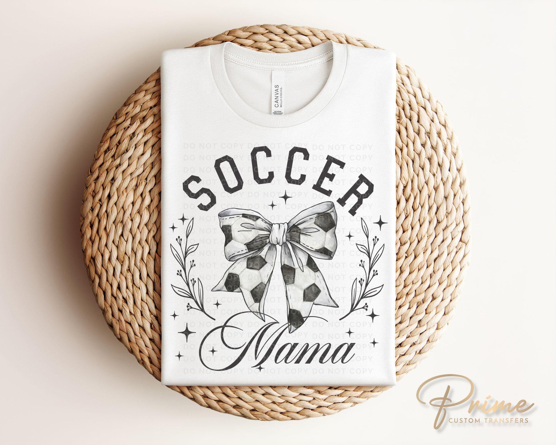 Soccer DTF Transfers, Ready to Press, T-shirt Transfers, Heat Transfer, Direct to Film, Cold Peel, Sports Mom, Girly, Soccer Mama Coquette