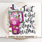 Christmas DTF Transfers, Ready to Press, T-shirt Transfers, Heat Transfer, Direct to Film, Holiday, Funny, Faux Sparkly Glitter Tumbler
