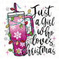 Christmas DTF Transfers, Ready to Press, T-shirt Transfers, Heat Transfer, Direct to Film, Holiday, Funny, Faux Sparkly Glitter Tumbler