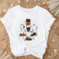 Halloween DTF Transfers, Ready to Press, T-shirt Transfers, Heat Transfer, Direct to Film, Kids, Fall, Autumn, Trendy, Cute Black Ghost Cats