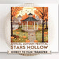 Fall DTF Transfers, Ready to Press, T-shirt Transfers, Heat Transfer, Direct to Film, Stars Hollow Connecticut, Autumn Festival, Gazebo